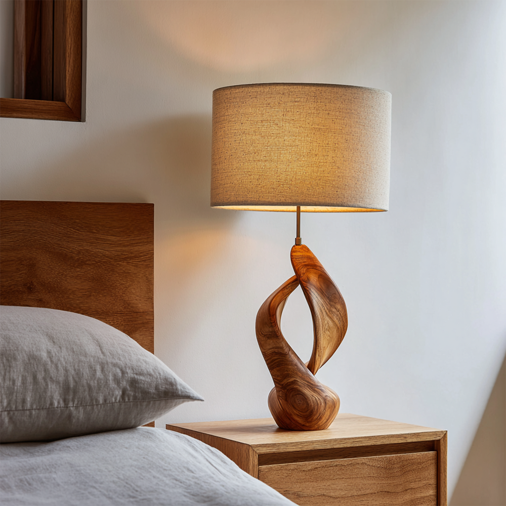 Boho Accent Table Lamp Bedroom Living Room Corner Space