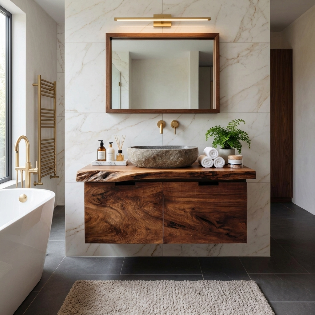 Contemporary Floating Bathroom Vanity For Bathroom