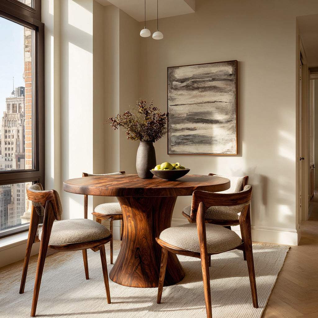 Artistic Pedestal Dining Table For Dining Furniture