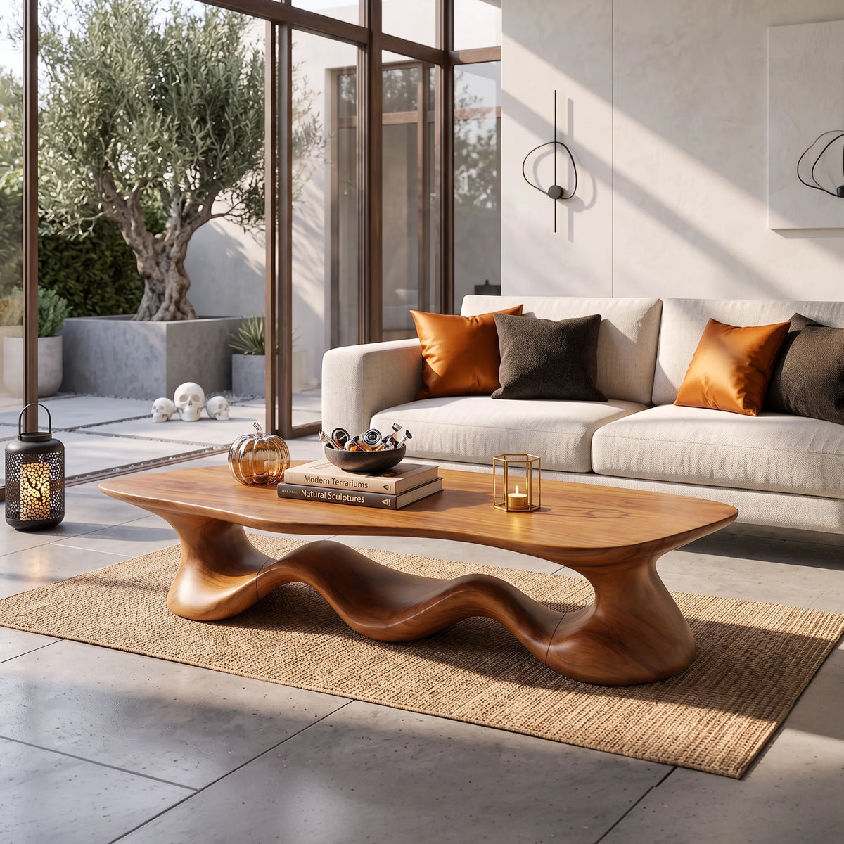 Contemporary Halloween Wave Coffee Table For Cozy Interior