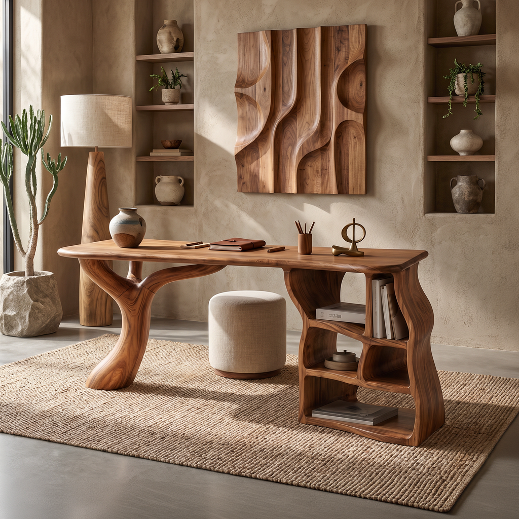 Artistic Sculptural Writing Desk Home Office Bedroom