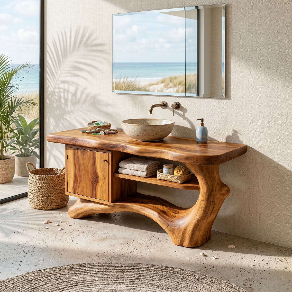Contemporary Floating Vanity For Small Bathroom Space