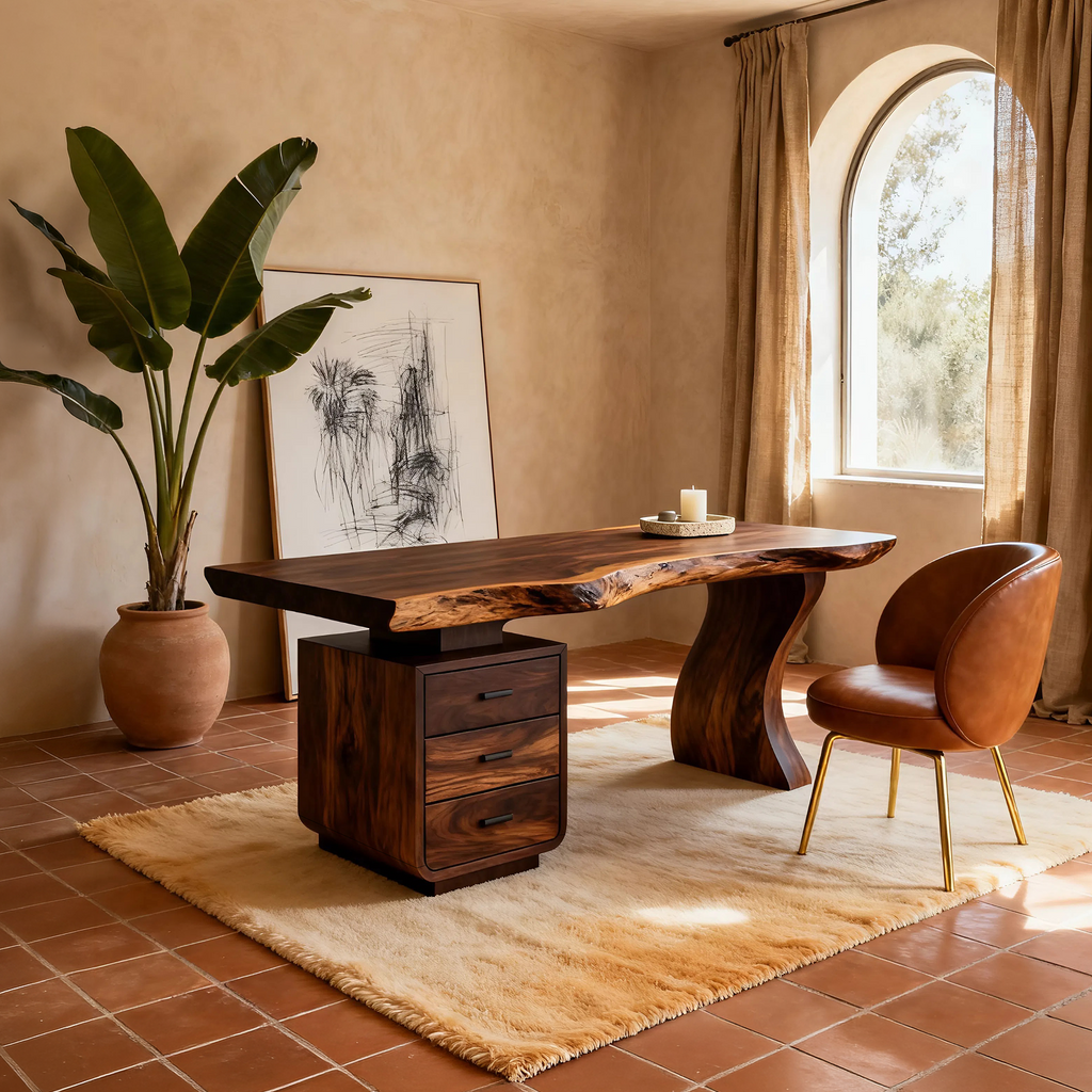 Contemporary Home Office Desk For Artistic Living Room