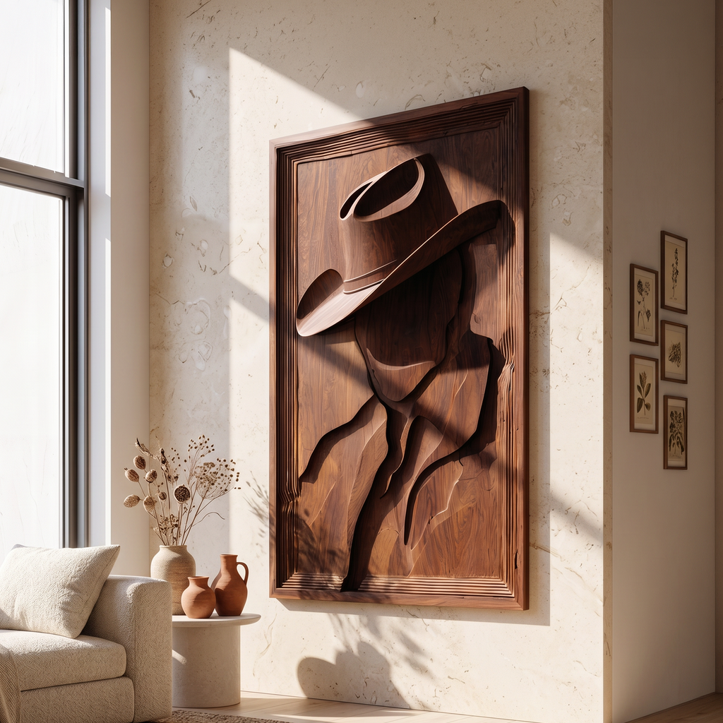 Contemporary Ranch Inspired Wall Art For Lounge Space