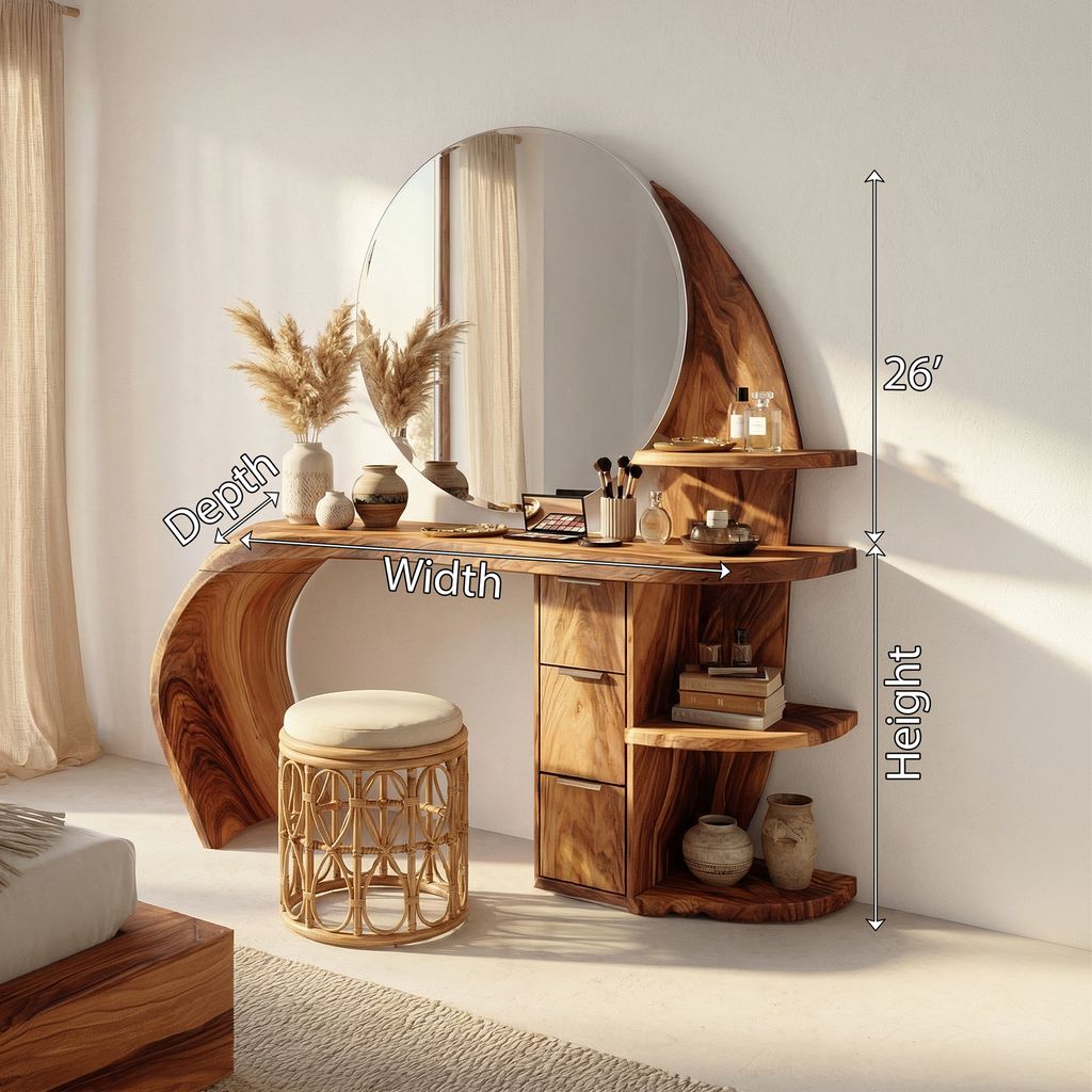 Classic Dressing Table Makeup Area Personal Space Dressing Area