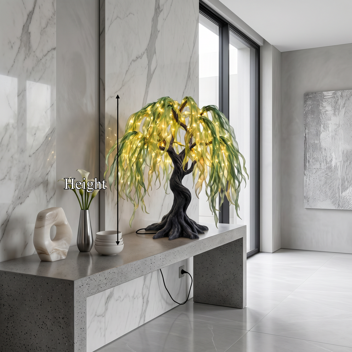 Coastal Decorative Tree Table Lamp For Bedroom - view 8