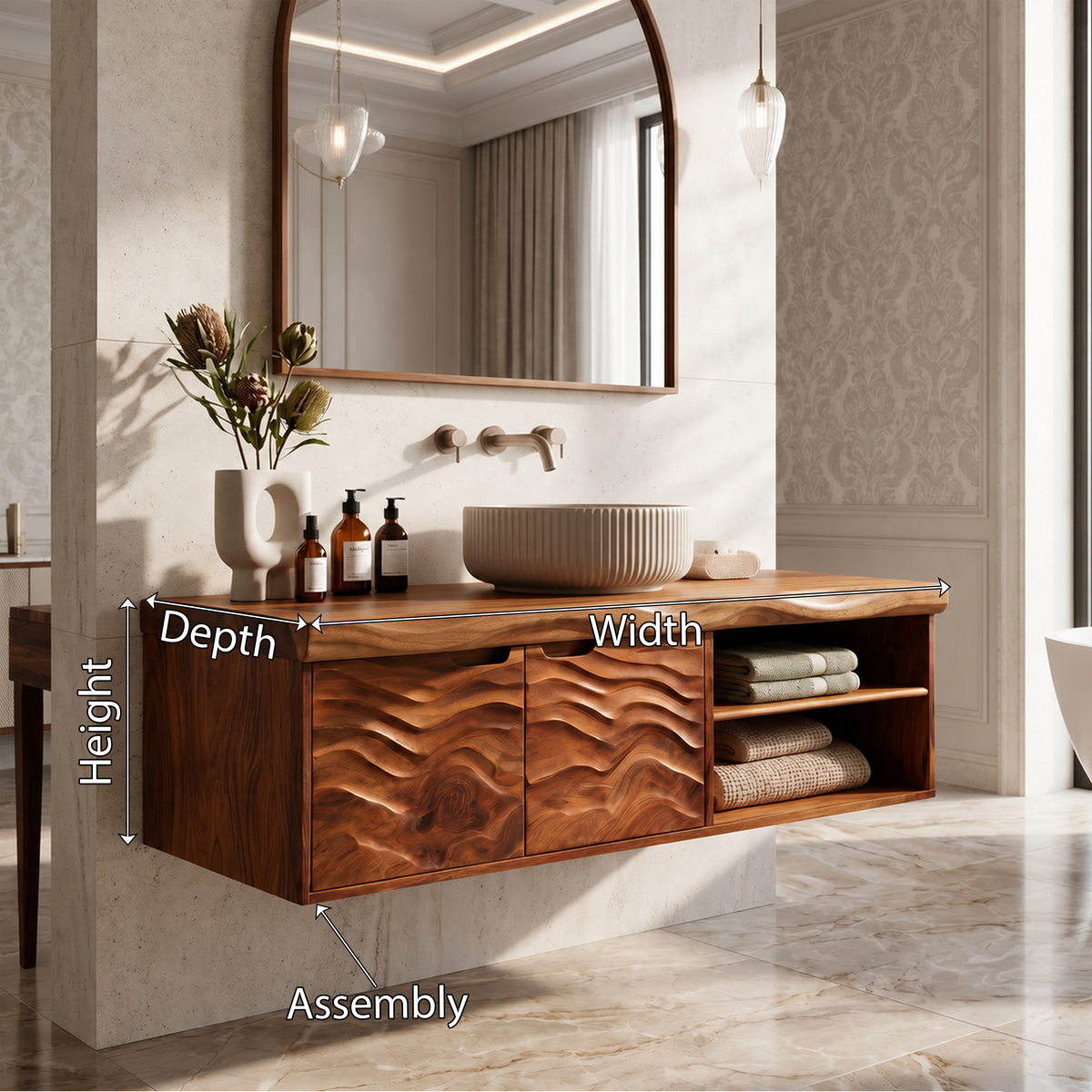 Contemporary Bath Cabinet Elegant Master Bathroom