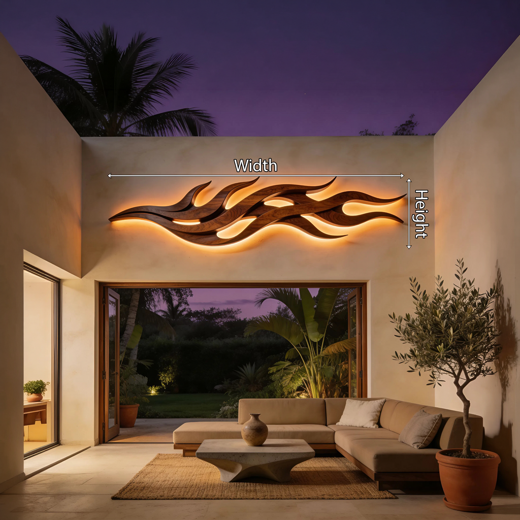 Contemporary Dimensional Wall Art For Executive Office Interior