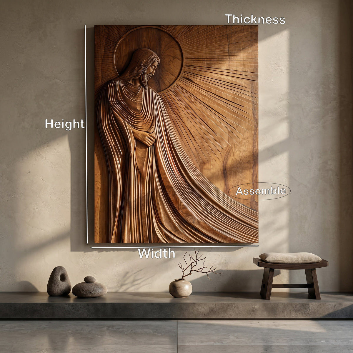 Contemporary Religious Wall Art For Living Room