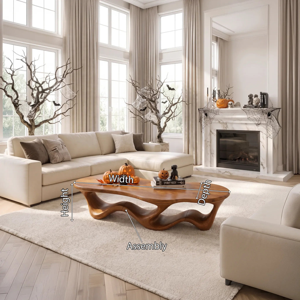 Contemporary Halloween Ribbon Table For Modern Lounge