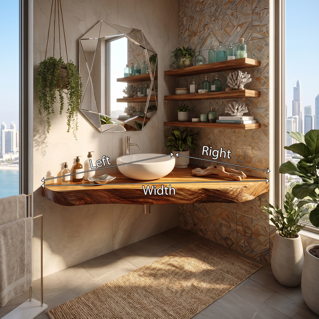 Coastal Wall Mounted Vanity Ocean View Home