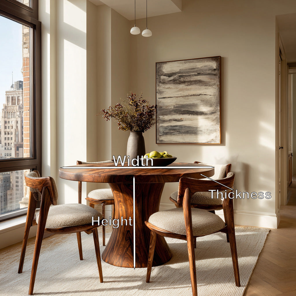 Artistic Pedestal Dining Table For Dining Furniture