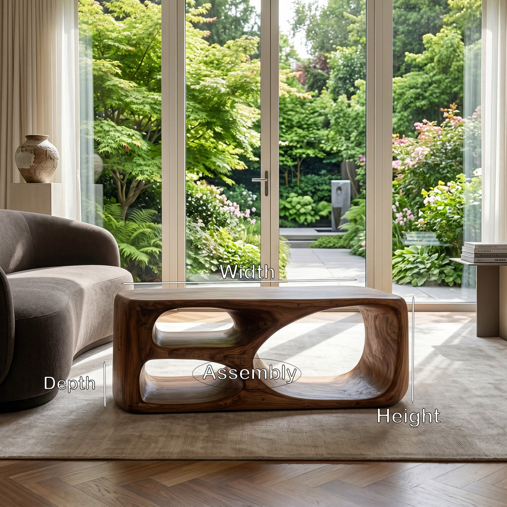 Contemporary Coffee Table With Built In Storage For Living Room