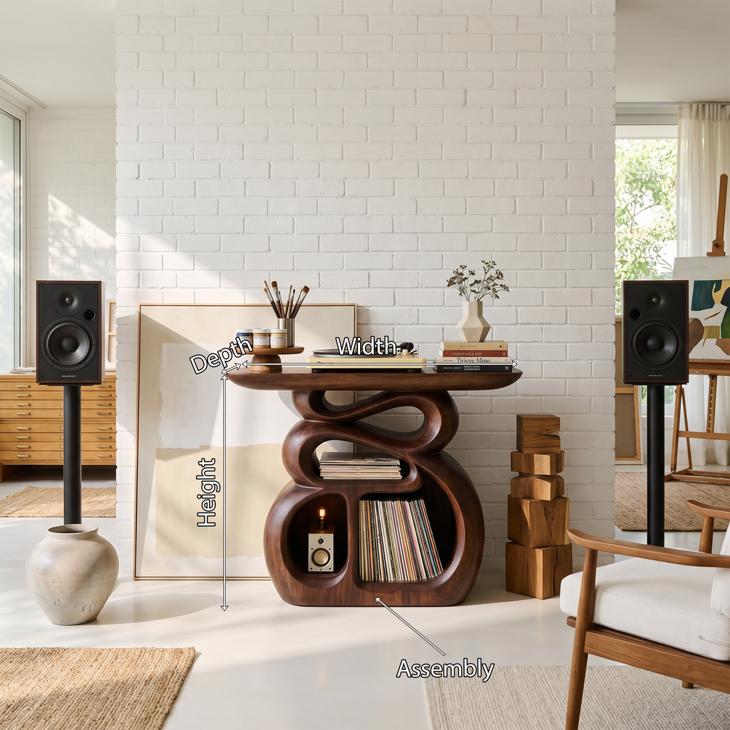 Contemporary Audio Stand For Entertainment Lounge Interior