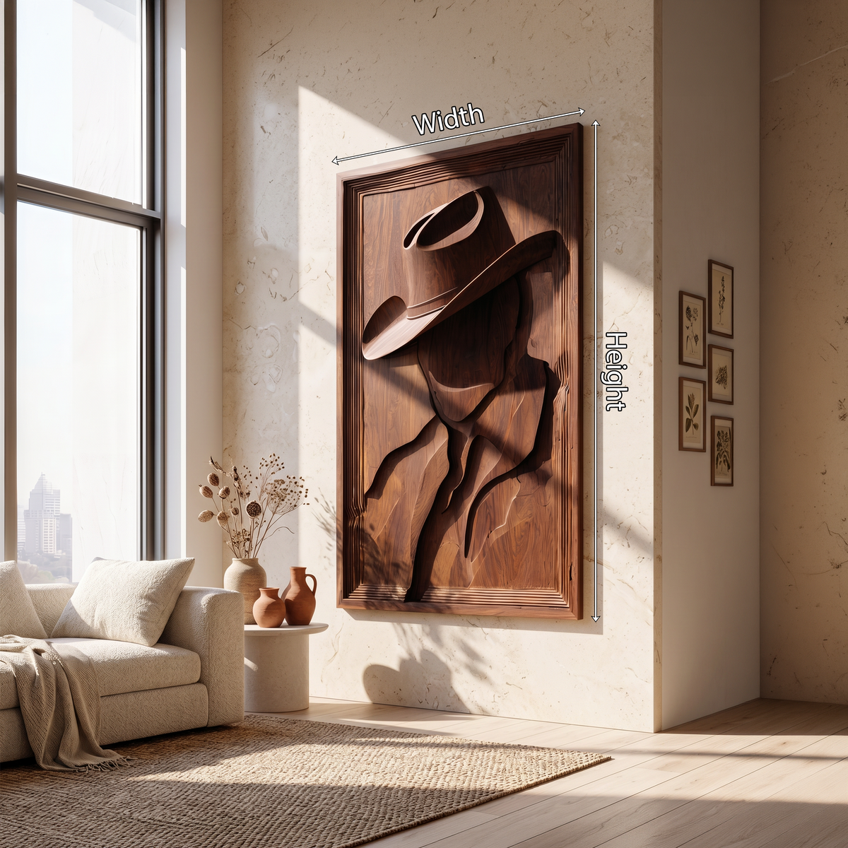 Contemporary Ranch Inspired Wall Art For Lounge Space