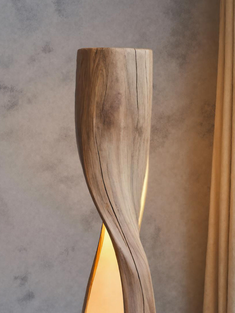 Artistic Twisted Floor Lamp For Bedroom Or Living Room