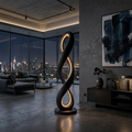 Contemporary Infinity Lamp With Table For Lounge