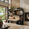 Contemporary Organic Bookshelf For Modern Living Room