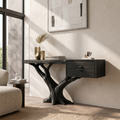Contemporary Floating Tree Console Table Modern Hallway
