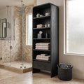 Contemporary Bathroom Cabinet With Rounded Edges For Bathroom