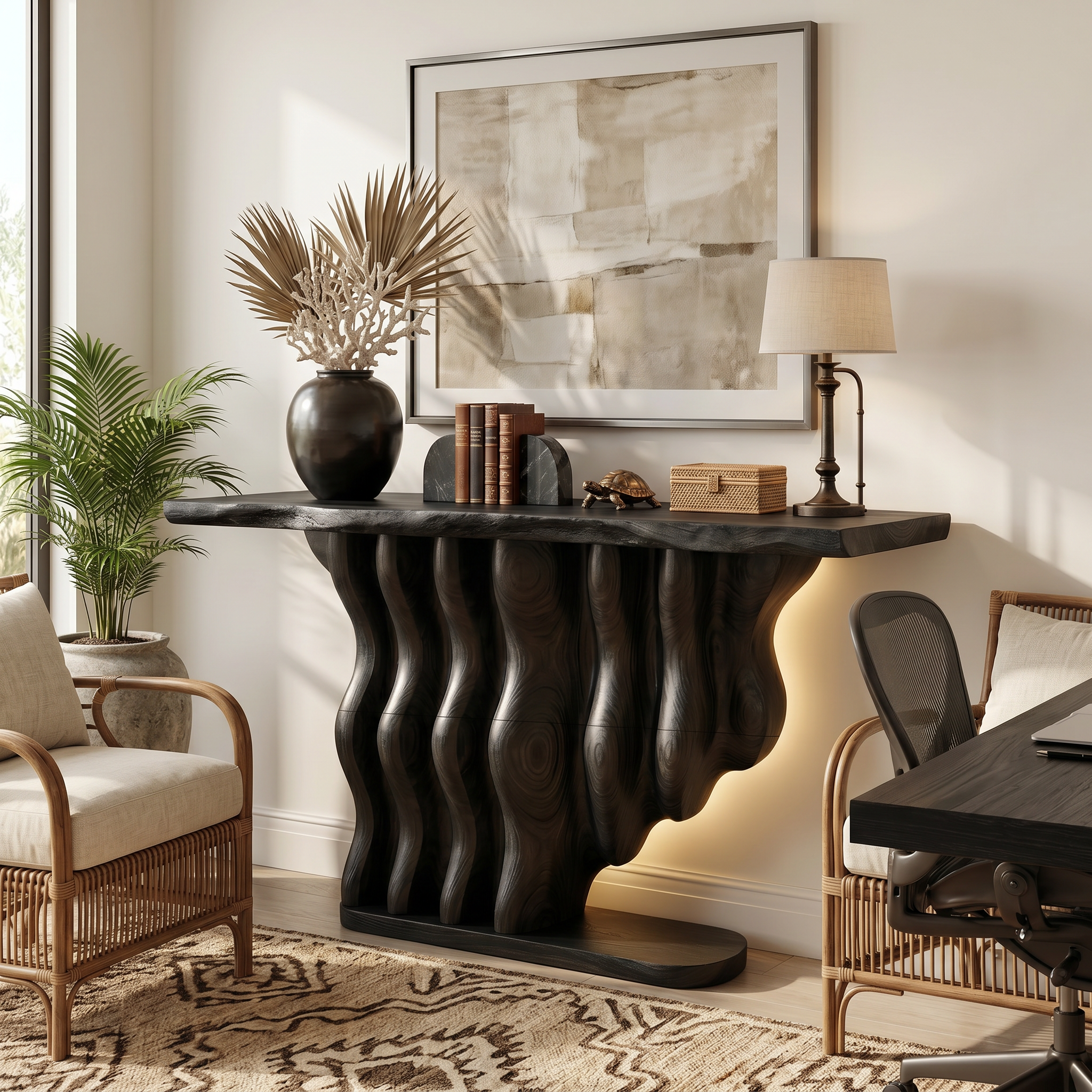 Coastal Infinity Base Console Table Beach House