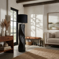 Contemporary Wood Floor Lamp Sculptural Design For Home Lobby - view 4