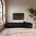 Contemporary Curved Rounded TV Console For Designer Living Room