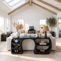 Contemporary Open Storage Console For Modern Entryway