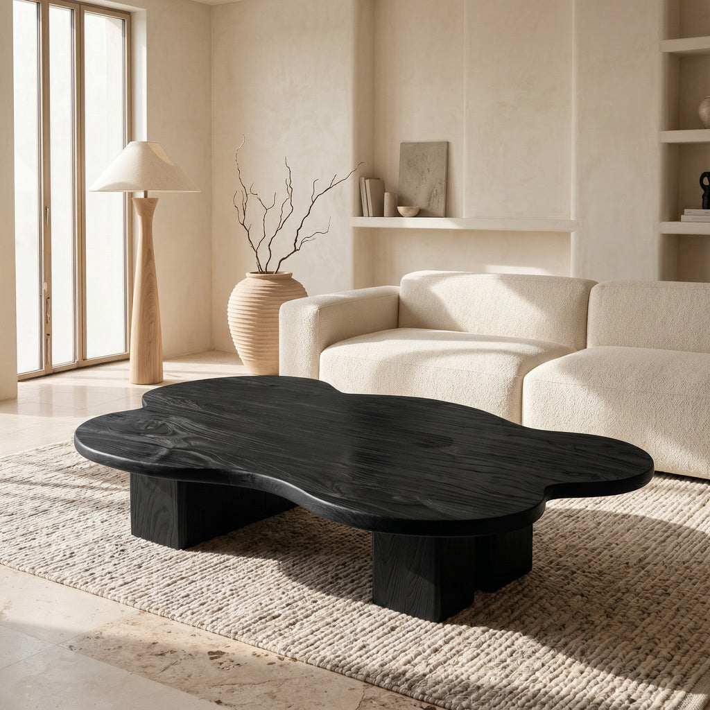 Contemporary Cloud Shape Coffee Table For Living Room Decor