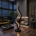 Contemporary Double Wave Lamp For Lounge Area