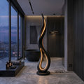 Contemporary Dancing Flame Floor Lamp For Living Room