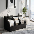 Contemporary Angled Pocket Magazine Rack For Living Room