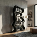 Contemporary Decorative Bookcase Storage Organizer For Living Room