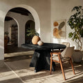 Contemporary Round Sculptural Dining Table For Dining Room Furniture