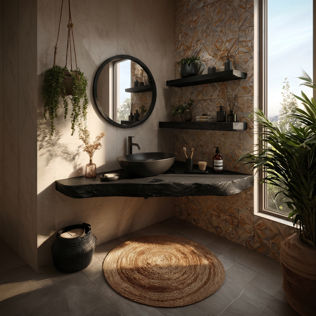 Coastal Wall Mounted Vanity Ocean View Home