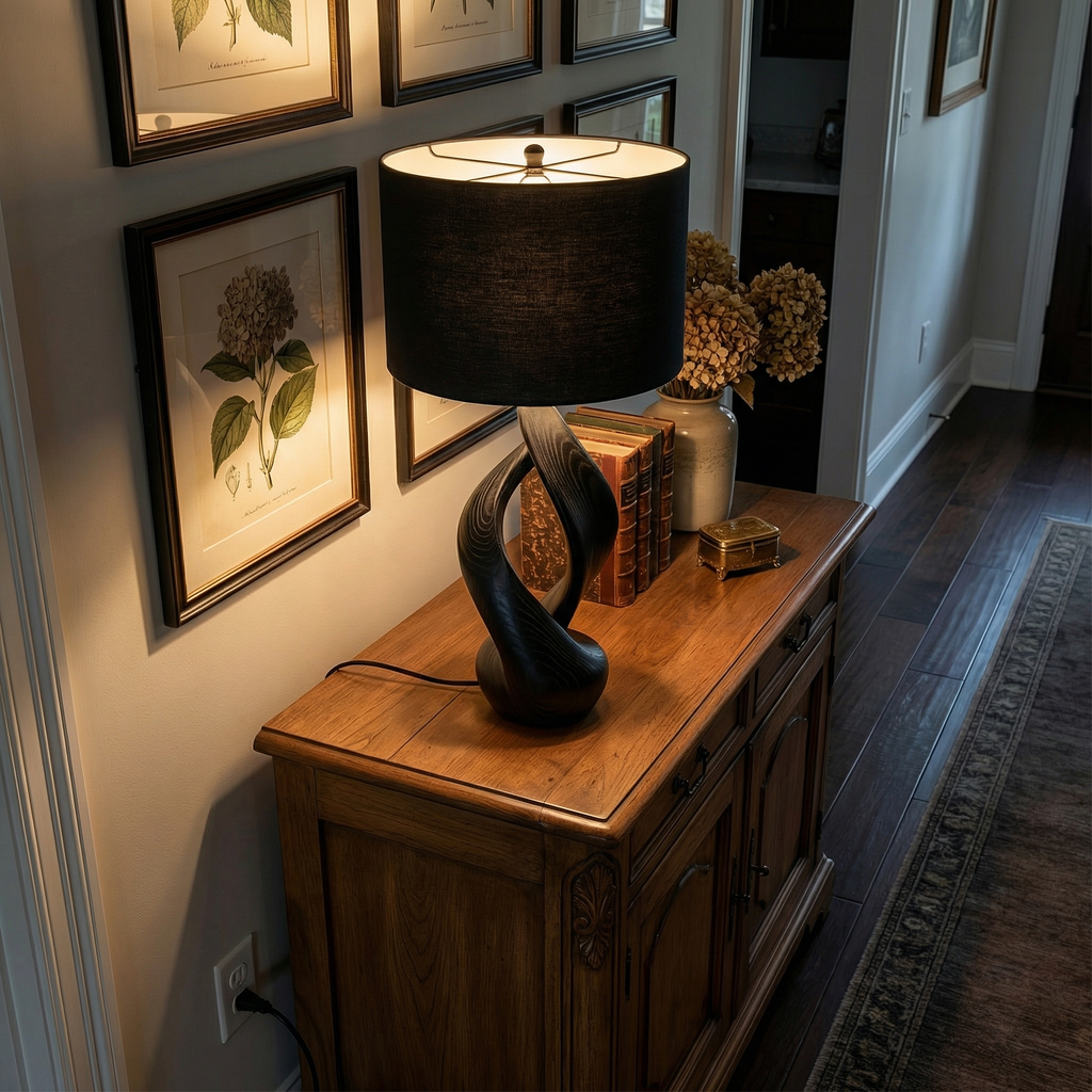 Boho Accent Table Lamp Bedroom Living Room Corner Space