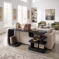 Contemporary Layered Shelf Console For Living Room