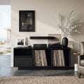 Contemporary Turntable Record Cabinet For Living Room - view 4