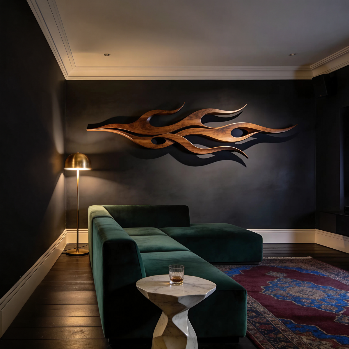 Contemporary Relief Wall Sculpture For Creative Studio Interior