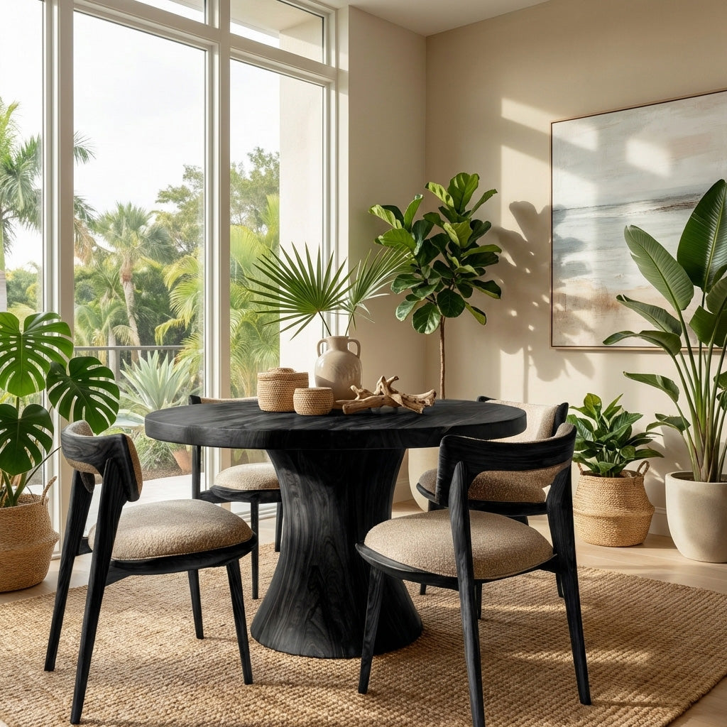 Artistic Pedestal Dining Table For Dining Furniture