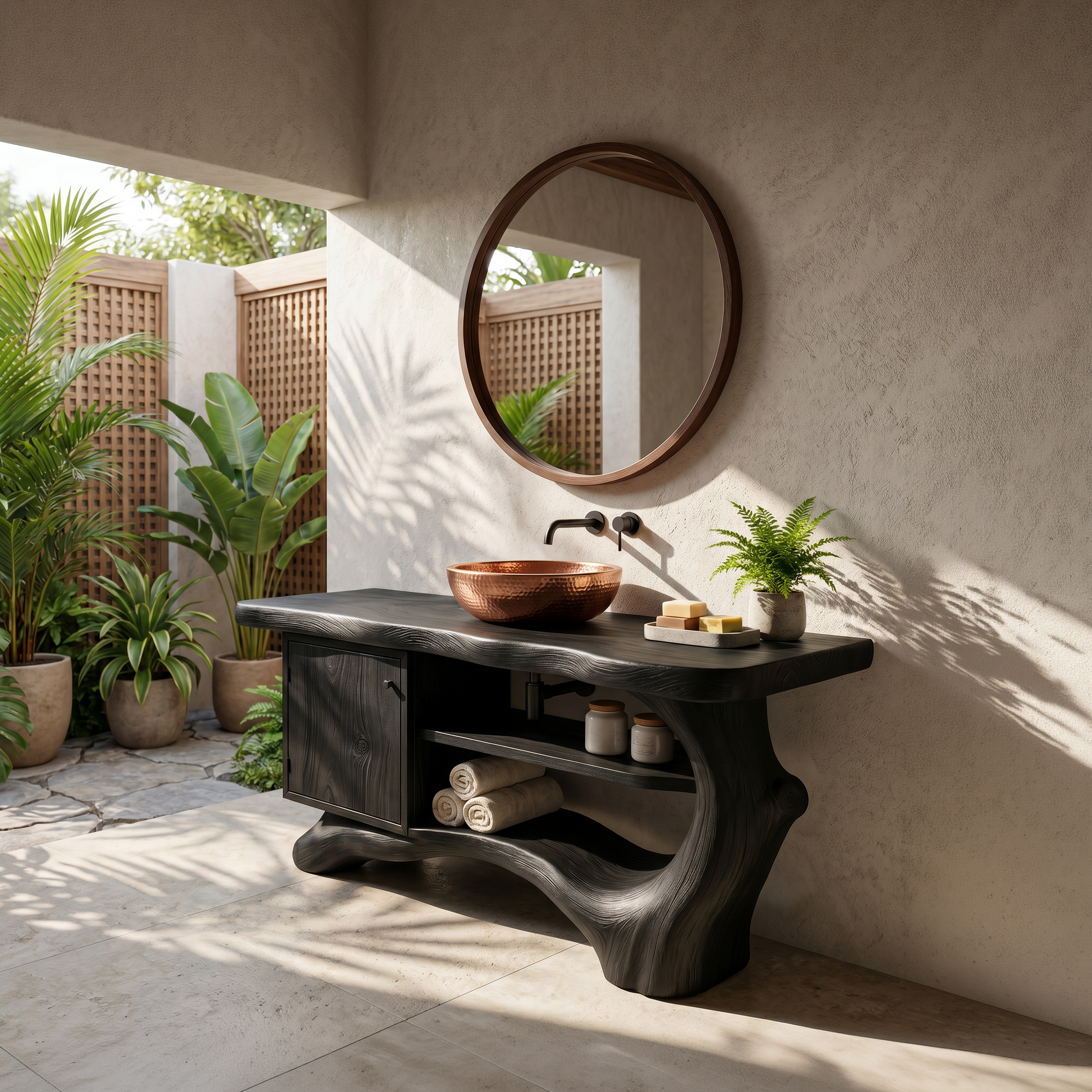 Contemporary Floating Vanity For Small Bathroom Space