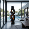 Contemporary Abstract Twisted Floor Lamp For Living Room