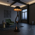 Contemporary Dome Mushroom Floor Lamp For Bedroom