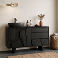 Contemporary Bathroom Cabinet Solid Wood Simple Clean Line Design Bathroom And Vanity Area - view 4