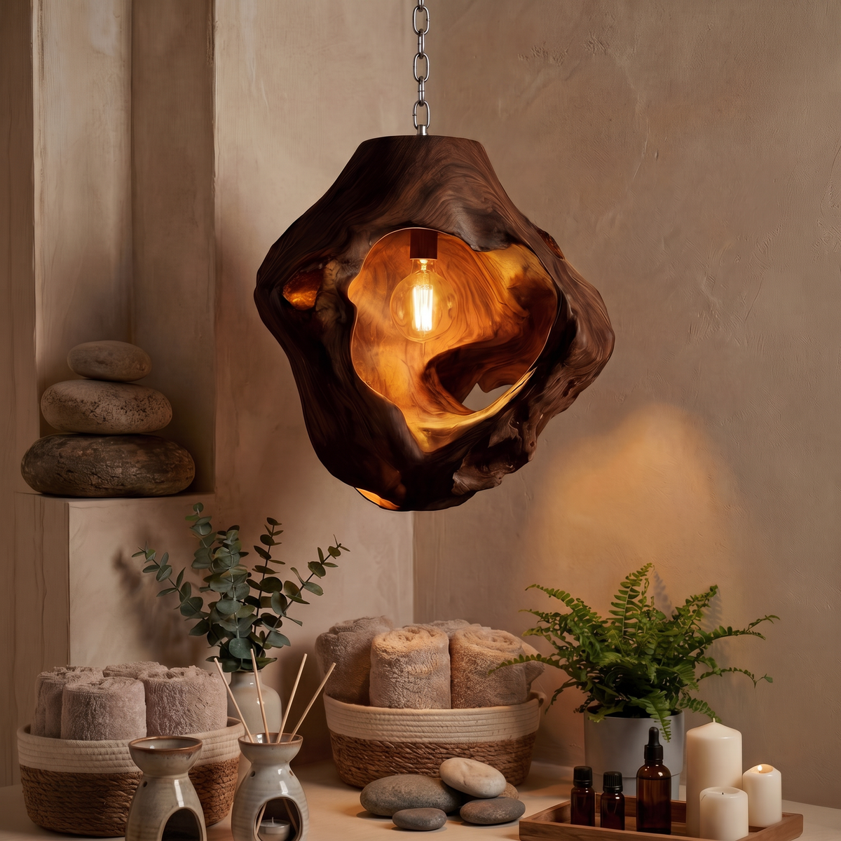 Coastal Decorative Lamp Entryway Console Living Room Hallway Corner