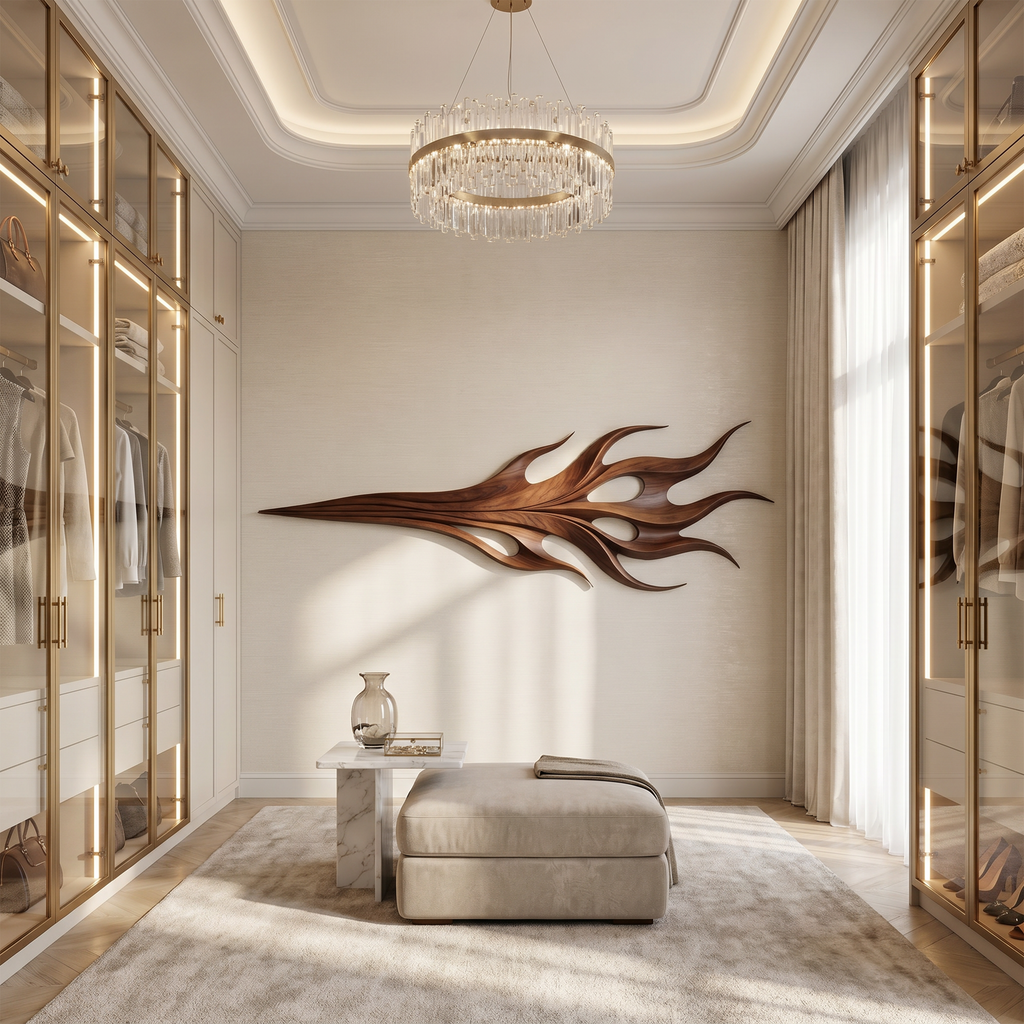 Contemporary Artistic Wall Panel For Boutique Interior Design