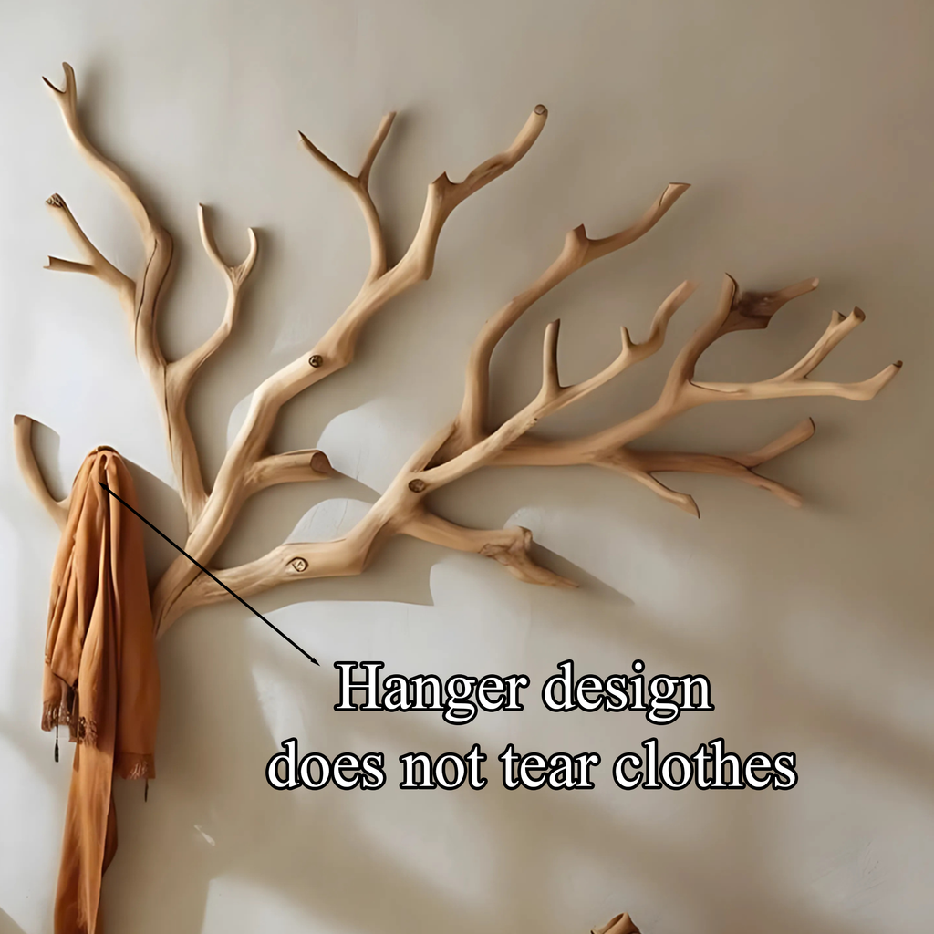Custom Wood Coat Rack Driftwood Hanging Clothes - view 7