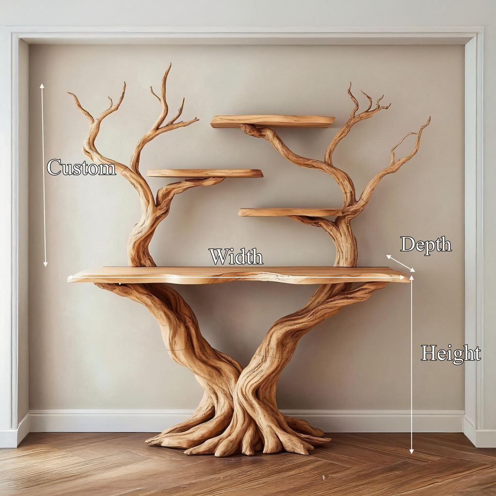 Console Table Solid Wood Rustic Farmhouse Gift - view 4