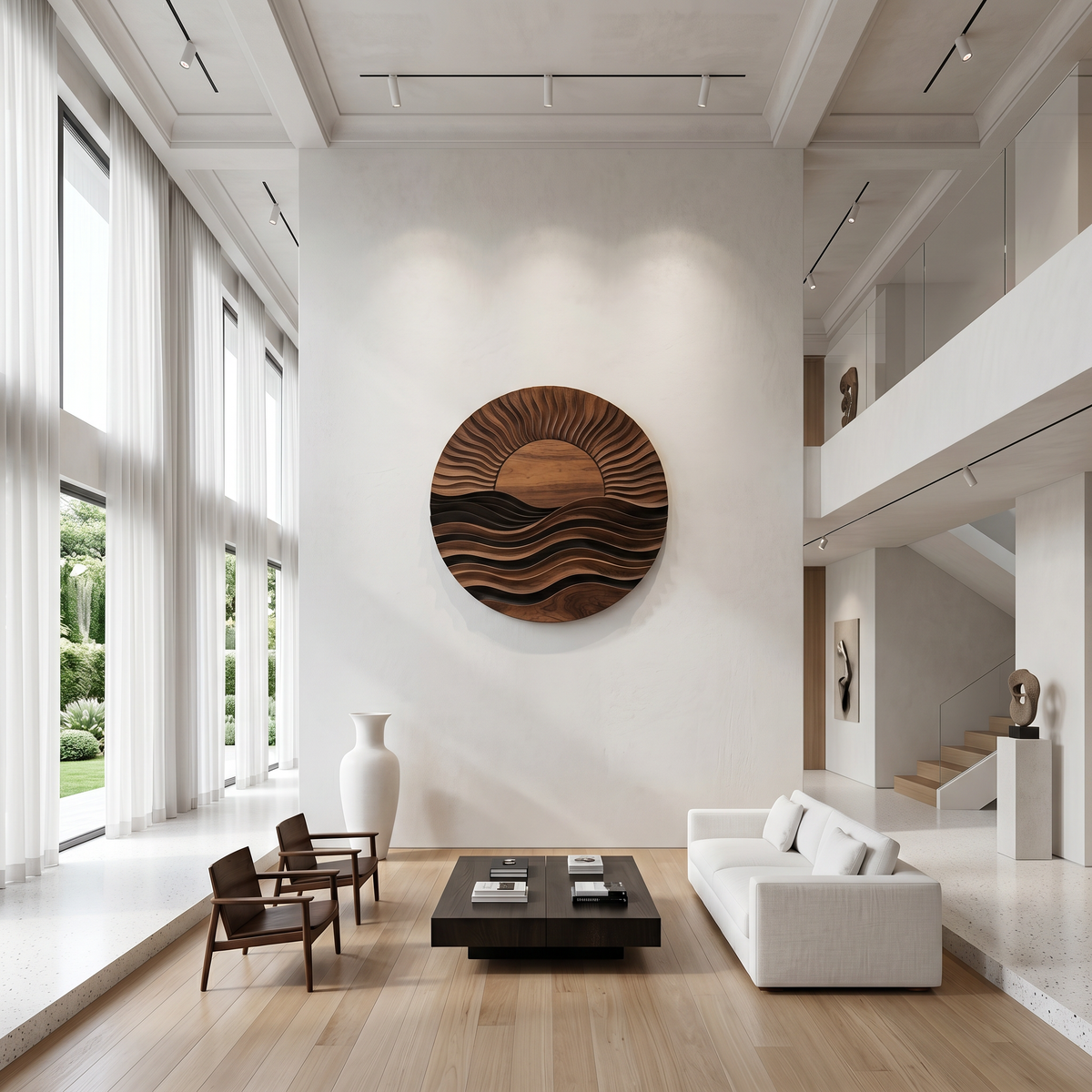 Contemporary Mountain Landscape Wall Art For Living Room