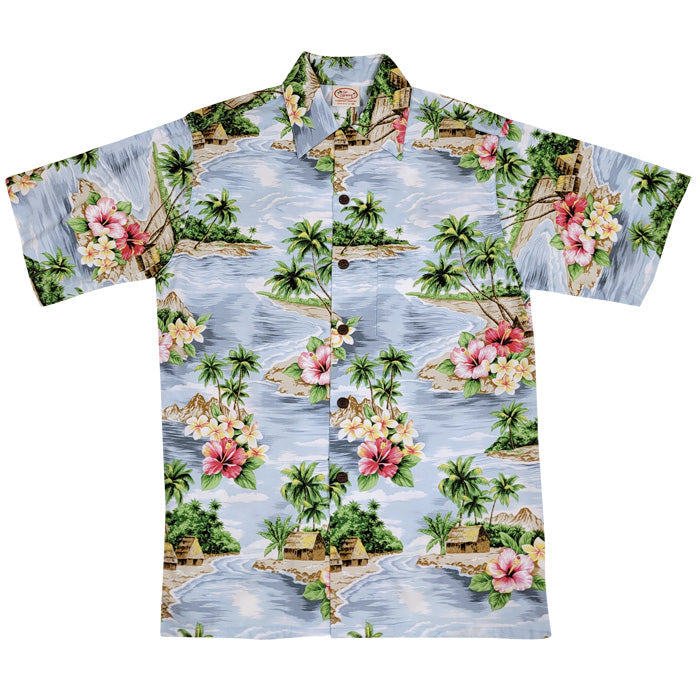 Fiji (Silver) Hawaiian Shirts